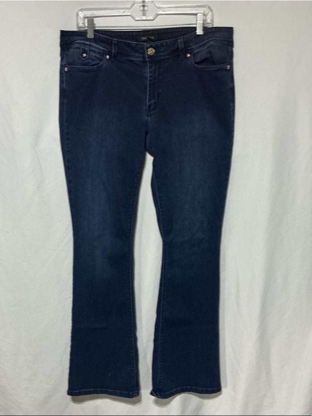White House Black Market WHBM Women’s Skinny Flare Jeans Sz 14R